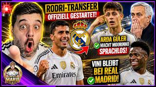💣💥RODRI-TRANSFER GESTARTET‼️ARDA GÜLER macht Mourinho sprachlos☝️💫|💣💥VINI BLEIBT bei REAL MADRID‼️