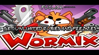 Wormix | Version 1.0 | Unlimited Rubies and Frezzes screenshot 5