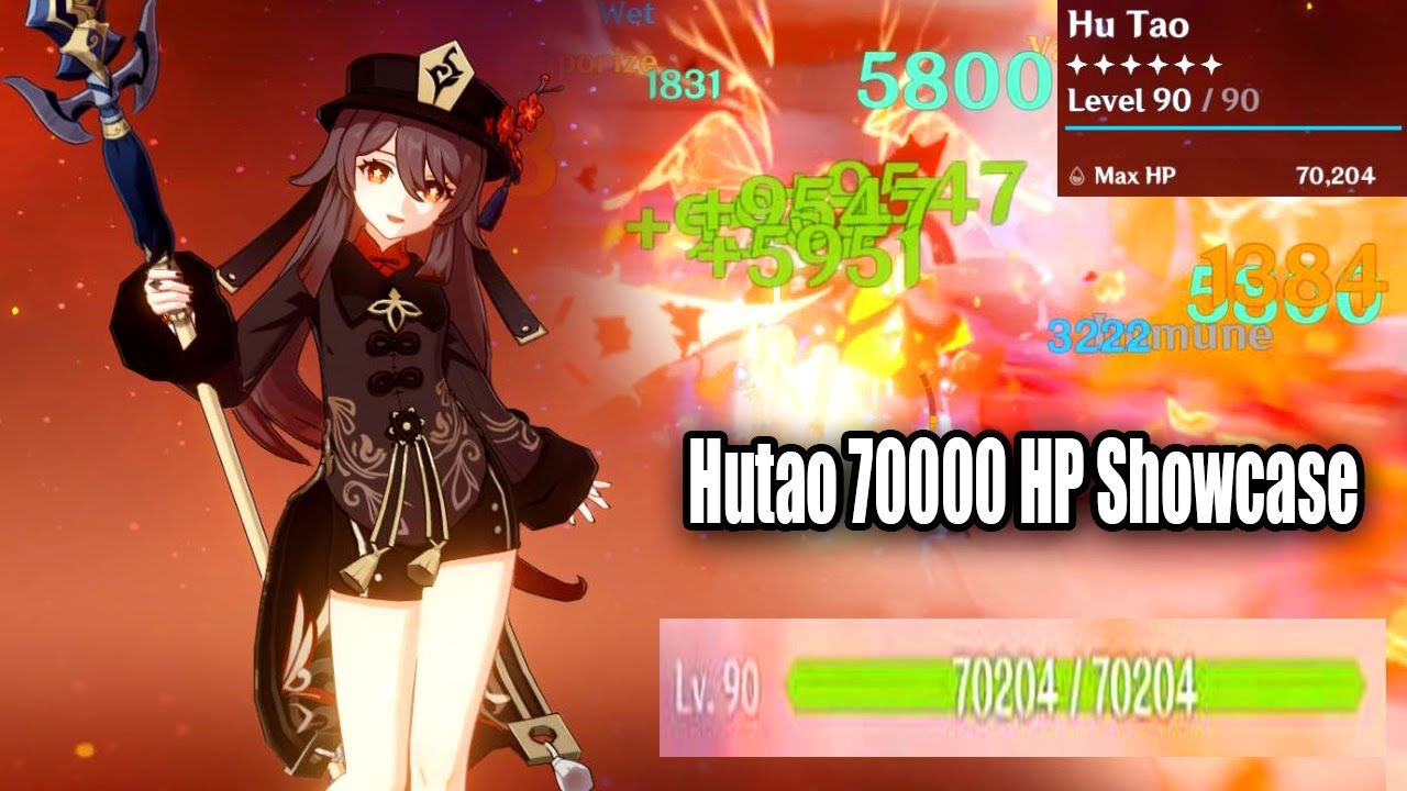 Hutao 70000 HP New World Record - This is What Max Power Blood Archon Look  Like - YouTube