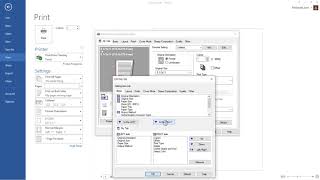 How to use the Konica Minolta print driver on a Windows PC