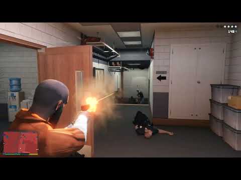 GTA 5 - Trevor's Prison Escape & 10-Star Police Station Siege