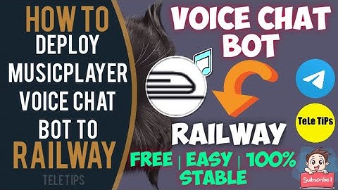 How To Deploy MusicPlayer Voice Chat Bot To Railway | Latest Full Tutorial