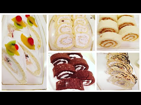 المطعم مع الشيف محمد حامد طريقة عمل السويسرول سويسرول الفانيليا سويسرول الشوكولاتة