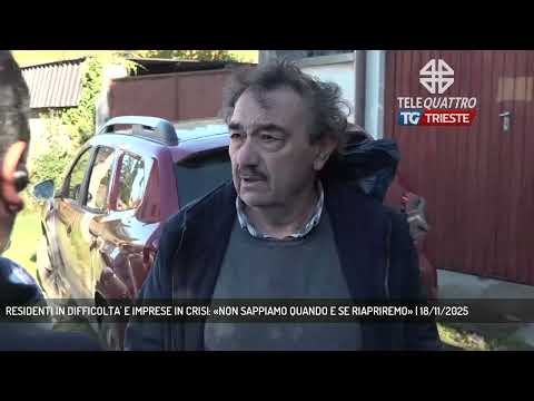 RESIDENTI IN DIFFICOLTA' E IMPRESE IN CRISI: «NON SAPPIAMO QUANDO E SE RIAPRIREMO» | 18/11/2025