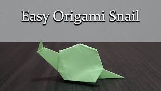 Easy Origami Snail: Step-by-Step Tutorial for Beginners!