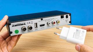 📡 Don't Throw Away Your Old DIGITAL TV BOX! Connect a PHONE CHARGER This Way!