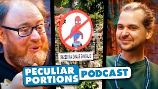 Spider-man warned not to poo on canal rocks - Peculiar Portions Podcast #50