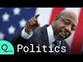 Georgia Democrat Raphael Warnock Campaigns in Atlanta During Biden Visit