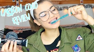 CARBON COCO REVIEW! NATURAL TEETH WHITENER!