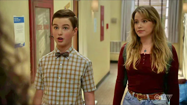 Sheldon meets sara first time | Young Sheldon Seas...