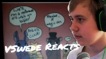 VSwede Reacts | Pixel Hooves "Fazbear Daycare Reaction"