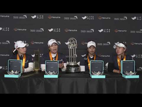 Thailand Winning Press Conference | Hanwha LIFEPLUS International Crown