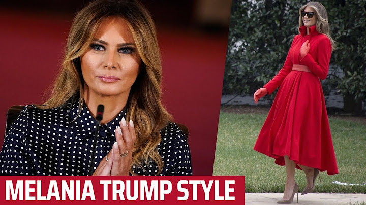 FLOTUS Melania Trump's Top 10 Most STUNNING Looks! First Lady Style
