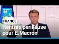 Rentrée politique : "Emmanuel Macron a des marges de manoeuvre étroites" • FRANCE 24