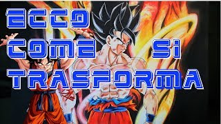 La nuova trasformazione di goku- vi spiego come si trasforma-dragonball super ita