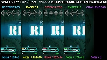 DDR / Blind Justice ～Torn souls, Hurt Faiths ～ - SINGLE (DanceDanceRevolution SuperNOVA2)