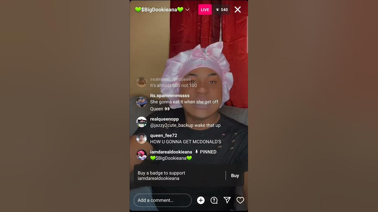 Dookieana live on IG YouTube