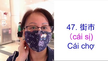 Thông thả học tiếng Quảng Đông 373, 10 tên gọi các cửa hàng tiếp theo quen thuộc cần biết.