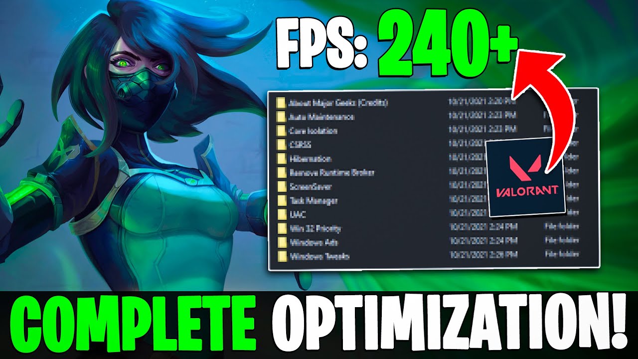 โปรแกรมวินโดว์ 8  Update New  How to BOOST FPS in Valorant (Full Optimization Guide) - Get More FPS *2022*