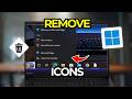 How To Remove Icons From Taskbar In Windows 11 | Tutorial 2026