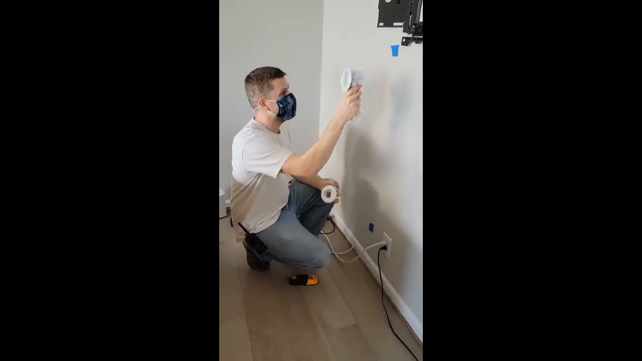 How To Hide Tv Wires Diy Shorts Handyman