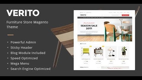 Furniture Magento Theme & Template - Verito