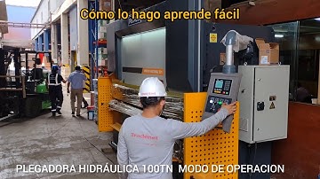 COMO FUNCIONA PLEGADORA HIDRAULICA RECOMENDACIONES DE OPERACION