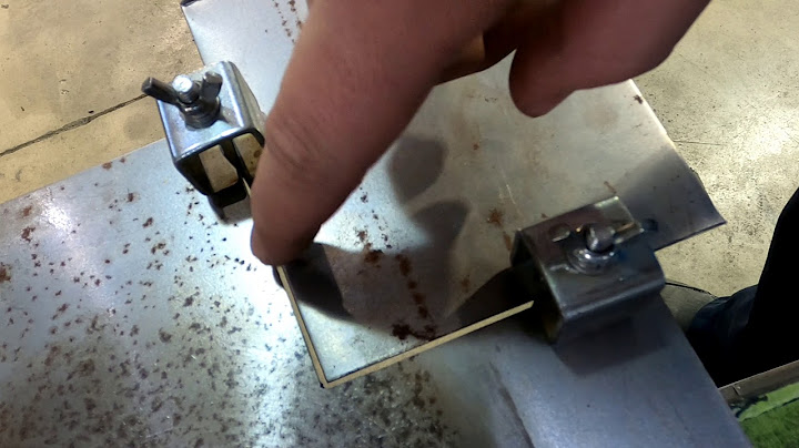 How to use butt weld clamps.