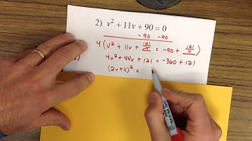 Completing the square when b is odd #2