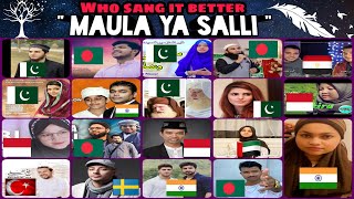 Maula Ya Salli | Who Sang It Better | Nasheed | Qasida Burda Sharif | Part-1
