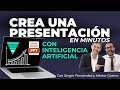 Crea una presentación a partir de un texto con IA