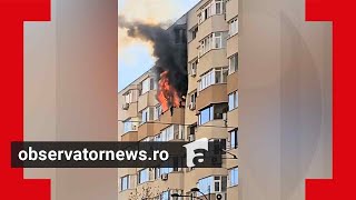 Incendiu Puternic În Capitală