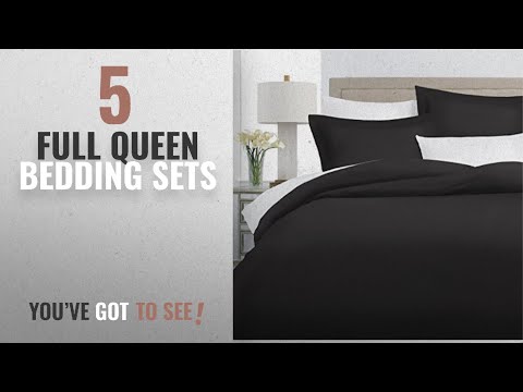top-10-full-queen-bedding-sets-[2018]:-italian-luxury-100%-long-staple-combed-cotton-duvet-cover-set