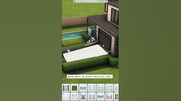 Garage Driveway PART 2 | The Sims 4 Tutorial #shorts