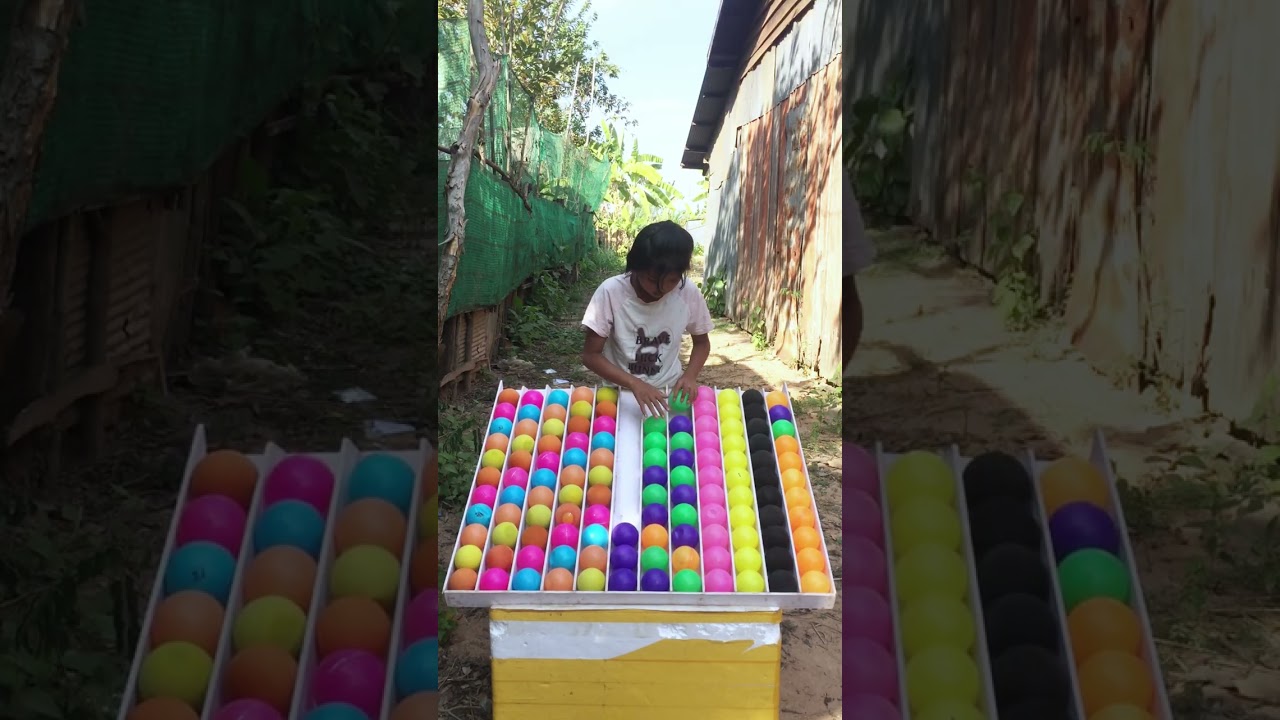 A Color Balls Puzzle That Demands Mental Control