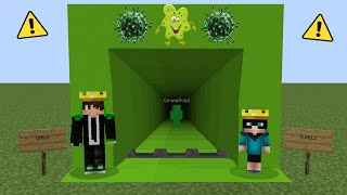 we found a very dangerous virus tunnel! - Minecraft