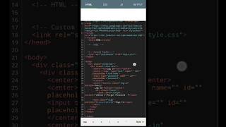 Login Form Glassmorphism Effect. #coding #reel #reels #shorts #html #css #glassmorphism #login