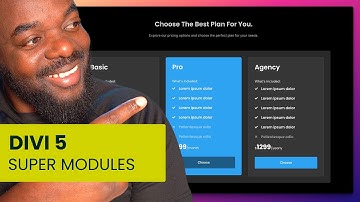 See How Fast You Can Build Pricing Tables With Divi 5 Super Modules!