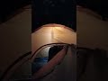 Relaxing Inside the Tent at Night