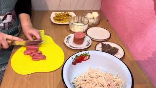 “Дәмді микс” салаты.Салат “Вкусный микс”
