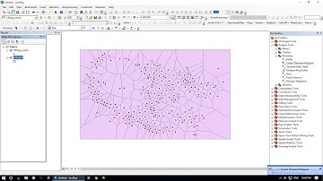 Thiessen Polygon using ESRI ArcGIS