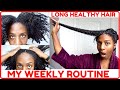 BEST ROUTINE to GROW SHORT NATURAL HAIR FAST ⇒ How to Grow Natural Hair to Waist Length | VLOG 3