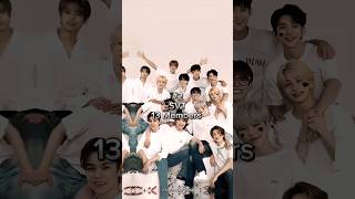 KPOP groups that have most members #kpop #trending