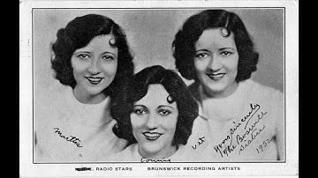 It's The Girl - Boswell Sisters acc. by the Dorsey Brothers Orchestra (w Jack Purvis)