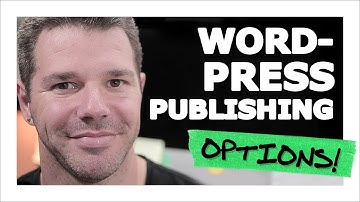 "How To Set WordPress Post Publishing Options" | tentononline.com