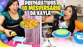 PREPARATIVOS PARA O 10º MÊSVERSÁRIO DA KAYLA | Blog das irmãs