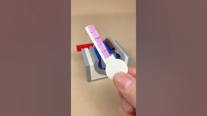 I Made A Disc Detainer Lock With LEGO Bricks! #lego #legobuild #asmr #satisfying #lock