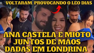 Ana Castela e Gustavo Mioto surgem de MÃOS DADAS em Londrina e agitam a web “Voltaram”