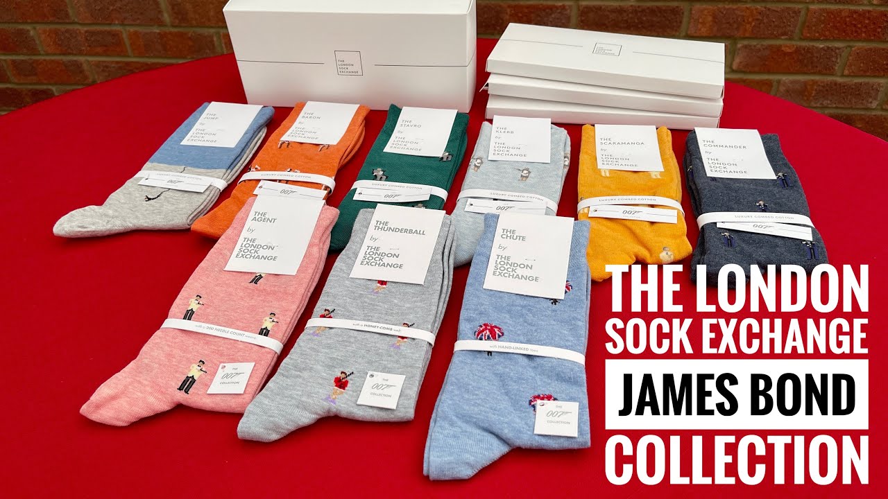 The London Sock Exchange James Bond 007 Collection Unboxing YouTube