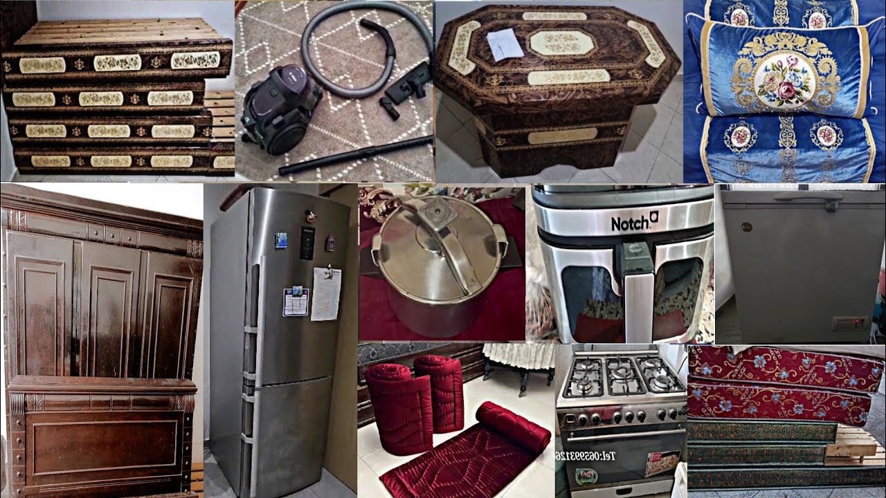 أثاث للبيع💥هميزات اليوم خطيرة بأثمنة مناسبة💥ثلاجة💥كونجيلاتور💥كويزينير💥طابلة صالون💥ومزيد من الهميزات💥